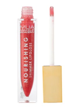 MUA Nourishing Shimmer Lip Gloss Metaversal Κόκκινο 6.5ml