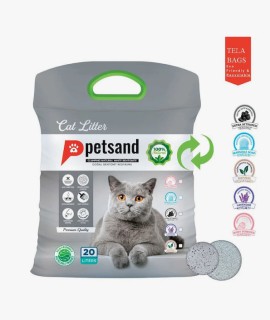 Petsand Marseille Άμμος για Γάτες Tela Bag 20lt