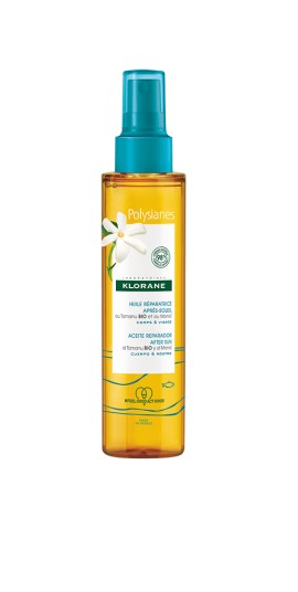 Klorane Polysianes After Sun Dry Oil Έλαιο Επανόρθωσης για Μετά τον Ήλιο για Πρόσωπο - Σώμα με Tamanu και Monoi 150ml