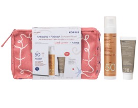 Korres PROMO Red Grape SPF50 Κόκκινο Σταφύλι Αντηλιακή Κρέμα Προσώπου 50ml & ΔΩΡΟ Black Pine Μαύρη Πεύκη 4D Κρέμα Ημέρας Σύσφιγξη + Lifting 20ml & Νεσεσέρ
