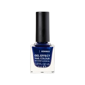 Korres Βερνίκι Νυχιών με Sweet Almond Oil No.87 Infinity Blue Gel Effect 11ml