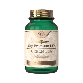 Sky Premium Life Green Tea Extract 390mg Συμπλήρωμα Διατροφής με Εκχύλισμα Πράσινου Τσαγιού 60 Δισκία
