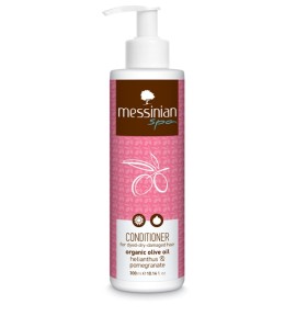 Messinian Spa Conditioner Helianthus & Pomegranate Μαλακτική Κρέμα Μαλλιών Ηλίανθος & Ρόδι Προστασία Χρώματος 300ml