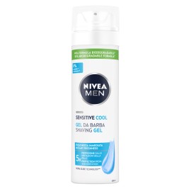 Nivea Men Gel Ξυρίσματος Sensitive Cooling Κατά των Ερεθισμών 200ml