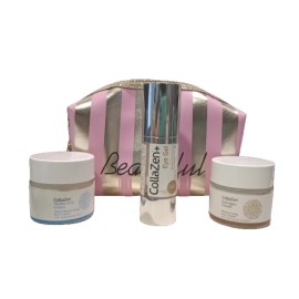 CollaZen PROMO Collagen Cream Ενυδατική Κρέμα 50ml, Hyalouronic Cream Ενυδατική Κρέμα με Υαλουρονικό 50ml & Eye Gel Αντιγηραντική Κρέμα Ματιών 30ml & ΔΩΡΟ Νεσεσέρ