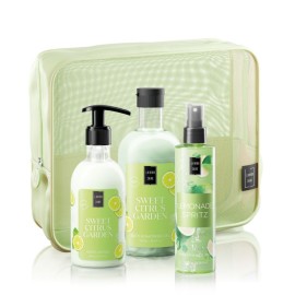 Lavish Care PROMO Sweet Citrus Shower Gel με Άρωμα Εσπεριδοειδών 500ml & Body Lotion 300ml & Lemonade Spritz Γυναικείο Body Mist 200ml & Πράσινο Νεσεσέρ