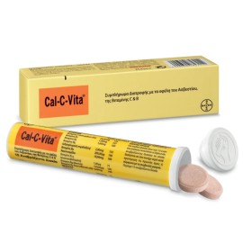 Bayer Cal-C-Vita Συμπλήρωμα Διατροφής 15 Αναβράζοντα Δισκία