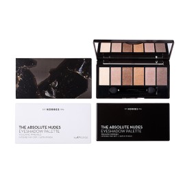 Korres The Absolute Nudes Eyeshadow Palete Volcanic Minerals Intense Pay-Off Satin Finish, 6gr