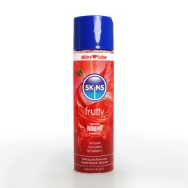 Skins Strawberry Φρουτώδες Λιπαντικό Σεξ με Βάση το Νερό 130ml