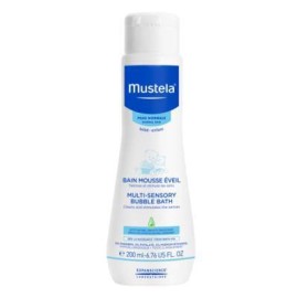 Mustela Bebe Bain Mousse Eveil Βρεφικό Τονωτικό Αφρόλουτρο, 200ml