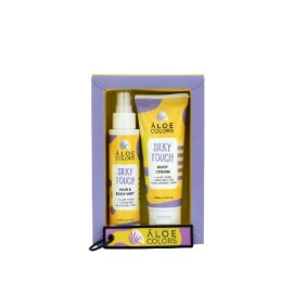 Aloe Colors Silky Touch Gift Set Body Cream Ενυδατική Κρέμα Σώματος 100ml - Hair & Body Mist Ενυδάτωσης για Μαλλιά - Σώμα 100ml - ΔΩΡΟ Μπρελόκ Πολύχρωμο