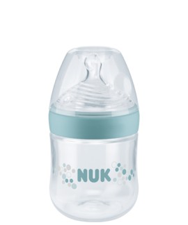 Nuk Nature Sense Γυάλινο Μπιμπερό για 0-6m+ με Θηλή Σιλικόνης S 120ml [10.747.123]