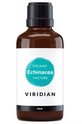 Viridian Organic Echinacea Tincture Συμπλήρωμα Διατροφής με Εχινάκεια για το Ανοσοποιητικό Σύστημα 50ml