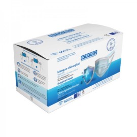Intextred Μάσκες Προσώπου Γαλάζιο 3ply Mask II Χειρουργικές σε Κουτί 50 Τεμάχια