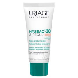 Uriage Hyseac 3-Regul Global Tinted SPF30 Ολοκληρωμένη Περιποίηση Κατά των Ατελειών  με Χρώμα, για Μικτές Επιδερμίδες 40ml