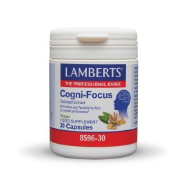Lamberts Cogni-Focus Yψηλής Ισχύος Τιτλοδοτημένο Εκχύλισμα Alpinia Galanga 30 Κάψουλες