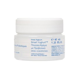Korres Smart Yoghurt Πλούσια Κρέμα με Προβιοτικά για Ξηρές Επιδερμίδες 40ml