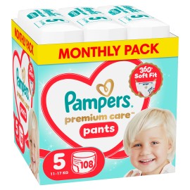 Pampers MSB Premium Care Pants Μέγεθος 5 [11-17kg] 108 Πάνες - Βρακάκι