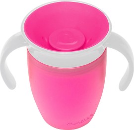 Munchkin Miracle Trainer Cup Ροζ Εκπαιδευτικό Ποτηράκι με Λαβές 207ml