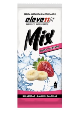 ElevenFit Mix Fresa Platano Ρόφημα σε Μορφή Σκόνης με Γεύση Μπανάνα Φράουλα 9gr 1 Τεμάχιο