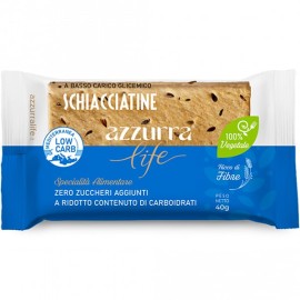 Azzurra Life Κράκερ με Λιναρόσπορο με Χαμηλό Γλυκαιμικό Δείκτη & με Χαμηλούς Υδατάνθρακες 40gr