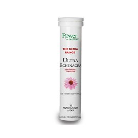 Power Health Power of Nature Ultra Echinacea Βιταμίνη C & Πρόπολη Συμπλήρωμα Διατροφής για το Ανοσοποιητικό Σύστημα με Γεύση Πορτοκάλι 20 Αναβράζοντα Δισκία