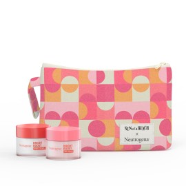 Neutrogena® PROMO X Sun of a Beach Bright Boost Limited Edition Summer Pouch με Ανάλαφρη Κρέμα Λάμψης 50ml - Θρεπτική Κρέμα Αναζωογόνησης για την Νύχτα 50ml [Ειδική Τιμή]
