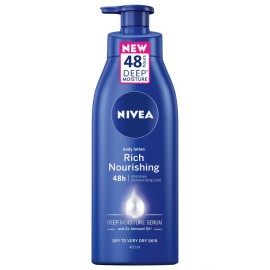 Nivea Body Nourishing Milk Ενυδατικό Γαλάκτωμα Σώματος για Ξηρές - Πολύ Ξηρές Επιδερμίδες Με Αντλία 400ml
