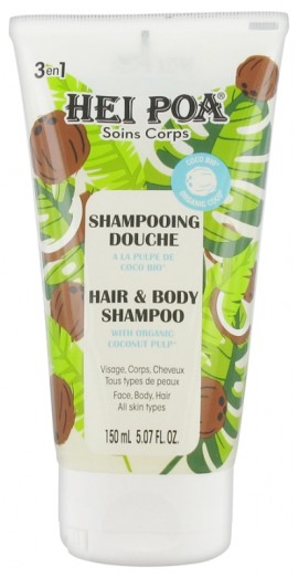 Hei Poa Coconut Hair & Body Shampoo 150ml