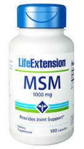 Life Extension MSM 1000mg, 100caps