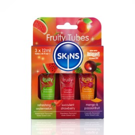 Skins PROMO Fruity Lubes Σωληνάρια Λιπαντικών 3 Διαφορετικές Συνθέσεις Φρούτων 3x12ml