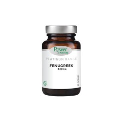 Power Of Nature Platinum Range Fenugreek 520mg Συμπλήρωμα Διατροφής για την Γονιμότητα 30 Κάψουλες