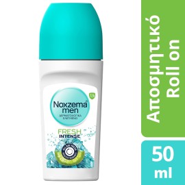 Noxzema Men Fresh Intense Ανδρικό Αποσμητικό Roll on με 72 ώρες Προστασία 50ml