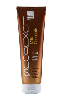 Intermed Luxurious 2 In 1 Milk Chocolate Αφρόλουτρο & Ενυδατική Κρέμα 280ml