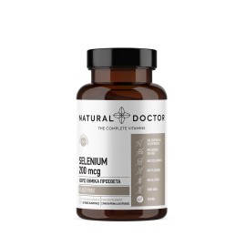Natural Doctor Selenium 200mcg Συμπλήρωμα Διατροφής με Οργανικό Σελήνιο 60 Φυτικές Κάψουλες