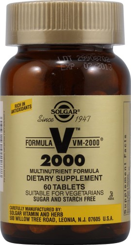 Solgar VM-2000™ Συμπλήρωμα Διατροφής Πολυβιταμινών 60 Ταμπλέτες
