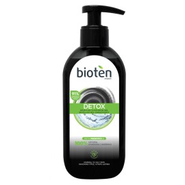 Bioten Detox Micellar Cleansing Charcoal Gel Καθαρισμού Προσώπου για Κανονικές Προς Λιπαρές Επιδερμίδες 200ml