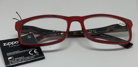 Zippo Γυαλιά Πρεσβυωπίας Κοκάλινα Χρώμα:Κόκκινο Με Λεοπάρ Βραχίονες [31Z-B20-RDE350] +3.50