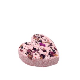 Treat me Well Bath Creamer LoVe Heart Rose Άλατα Μπάνιου με Άρωμα Τριαντάφυλλο 65gr