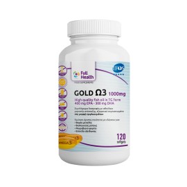 Full Health Gold Ω3 1000mg Ιχθυέλαιο 120 Μαλακές Κάψουλες