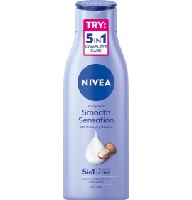 Nivea Body Milk Smooth Sensation Ενυδατικό Γαλάκτωμα Σώματος για Ξηρές Επιδερμίδες 250ml