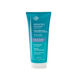 Ducray Keracnyl Foaming Gel Face & Body Αφρίζον Τζελ Καθαρισμού Προσώπου και Σώματος για Ακνεϊκές Επιδερμίδες 200ml