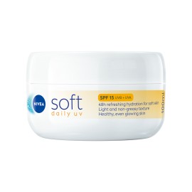 Nivea Soft Daily SPF15 Ενυδάτωση για Πρόσωπο, Σώμα & Χέρια 100ml