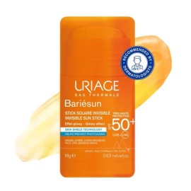Uriage Bariesun Invisible Sun Stick SPF50+ Διάφανο Αντηλιακό για τις Ευαίσθητες Ζώνες του Προσώπου 18gr