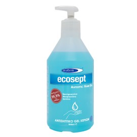 Ecofarm Ecosept Antiseptic Hand Αντισηπτικό Gel Χεριών με 70% v/v Αιθυλική Αλκοόλη 500ml με Ντισπένσερ
