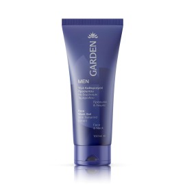 Garden Men Gel Καθαρισμού Προσώπου & Λαιμού με Έλαιο Ταμάρινδου Καθαρίζει από Ρύπους & Αναζωογονεί 100ml