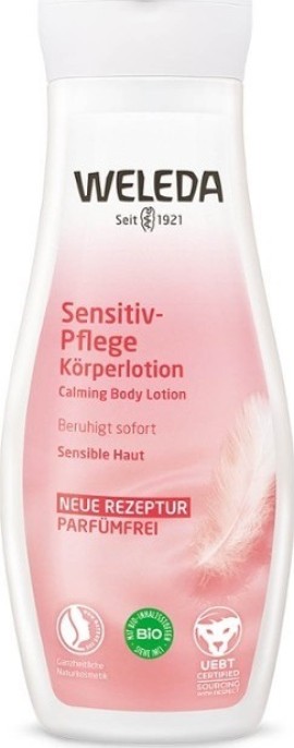 Weleda Sensitive Calming Body Lotion Ενυδατικό Γαλάκτωμα Σώματος για Ευαίσθητες Επιδερμίδες 200ml