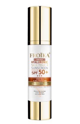 Froika Hyaluronic Silk Touch Sunscreen Tinted SPF50+ Αντηλιακό Προσώπου με Χρώμα Σκούρα Απόχρωση 50ml