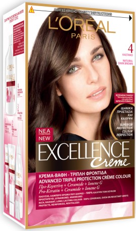 LOreal Paris Excellence Creme No 4.0 Καστανό 48ml