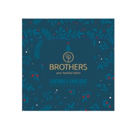 Brothers Xmas Box Raw Bars Χριστουγεννιάτικες Μπάρες από 2 Γεύσεις 6 Τεμάχια x 60gr